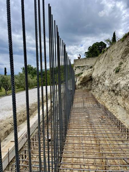 Micropieux et acier d'attente pour Prémur